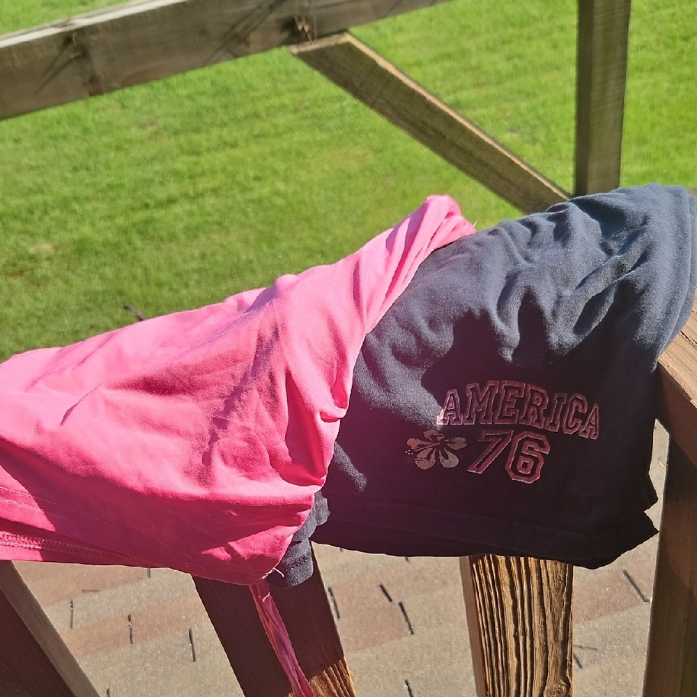 Pair Of Shorts, Pink And Black